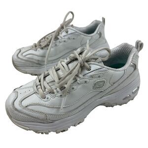 Skechers D'Lites Fresh Start White Casual Shoes Sneakers Size 9.5 Style 11931EW
